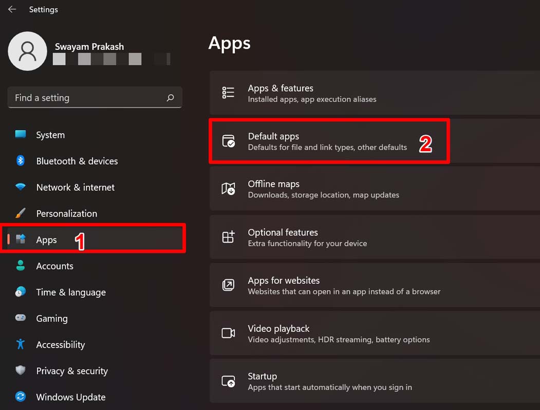 Can't Open JPG Files on Windows 11: How to Fix 10 open default apps settings Windows