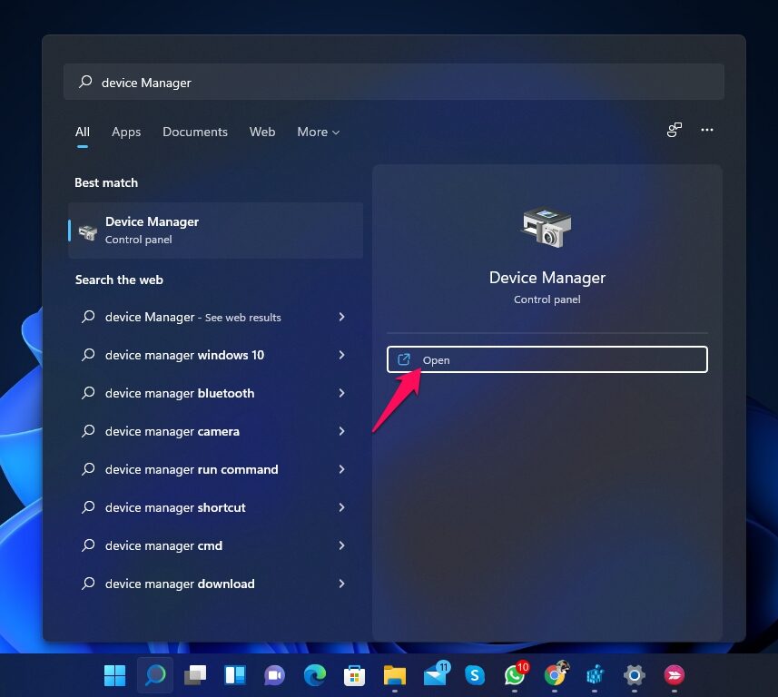 How to Fix Windows 11 Not Detecting the Keyboard? 7 open-device-manager