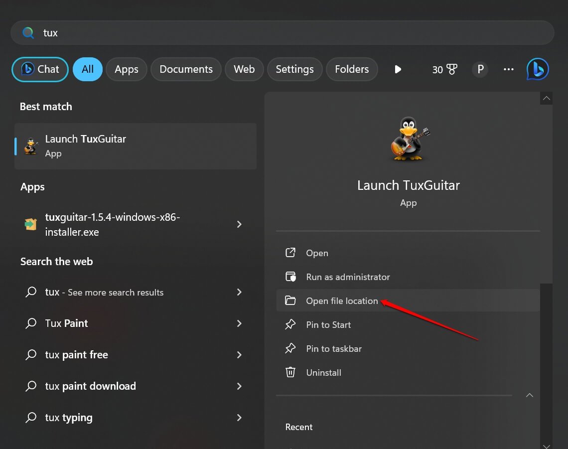 How to Fix 'Bad Module Info Has Stopped Working' Error on Windows 11? 5 open file location of a Windows app