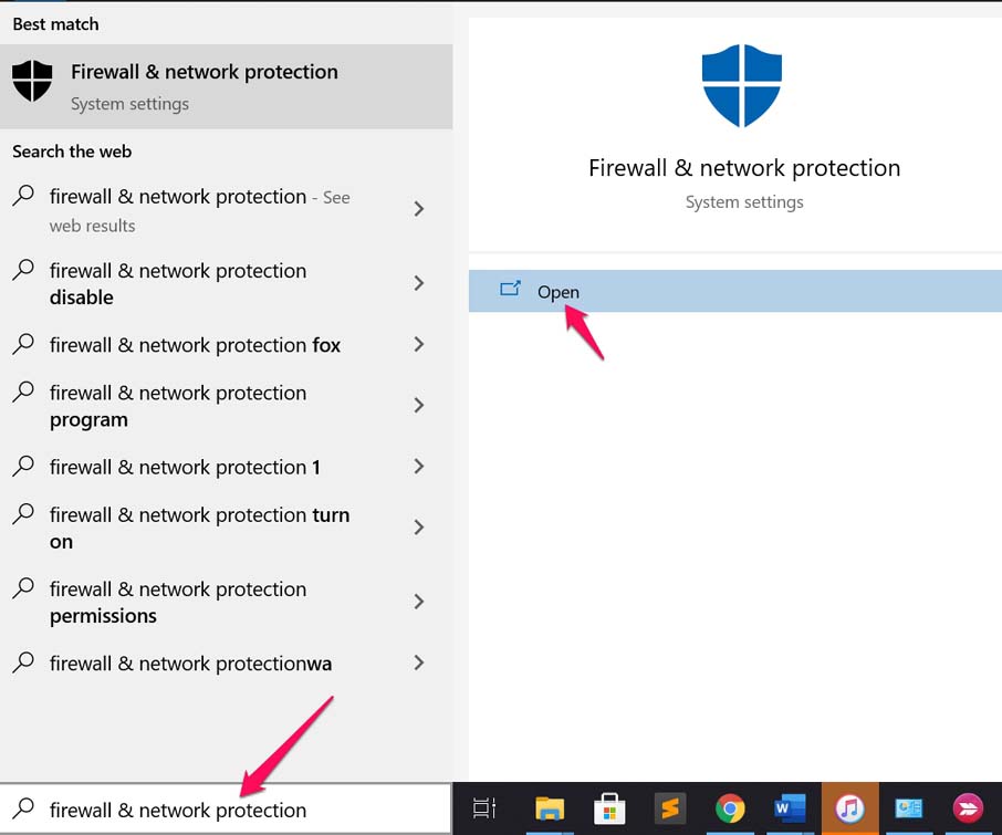 Fix iTunes Error 9006 - There Was A Problem Downloading The Software For The iPhone 7 open firewall and network protection