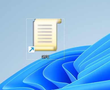 open group policy editor in windows 11 via desktop shortcut