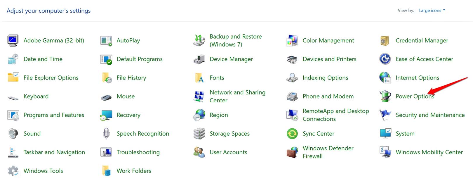 How to Fix Windows Computer Restarts Instead of Shutting Down 10 open power options