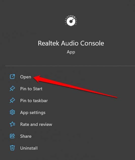 How to Fix HDMI Audio Not Working in Windows 11? 14 open realtek audio console