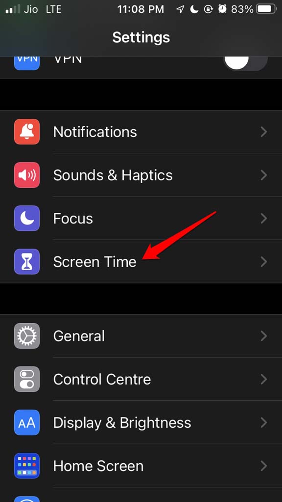 Unable to Delete Apps on iOS 15 for iPhone: How to Fix 6 open screen time settings