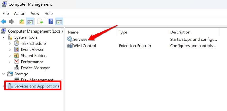 8 Best Ways to Open Services on Windows 11 19 open services app from compmgmt.