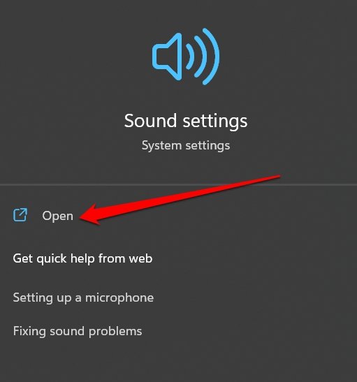 How to Fix HDMI Audio Not Working in Windows 11? 8 open sound settings