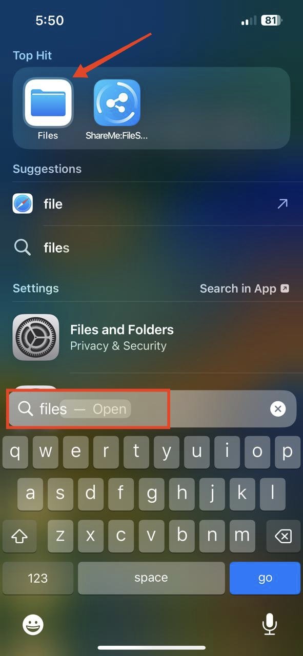 Find iPhone Downloads: Ultimate Guide 9 open the files app