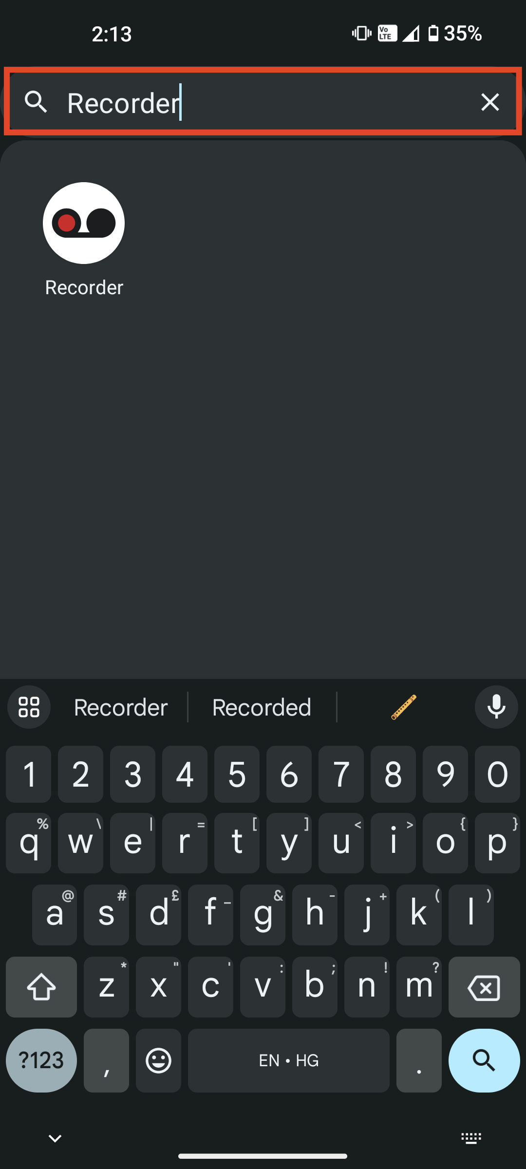 How to Record Calls on Nothing Phone 7 open the recorder app