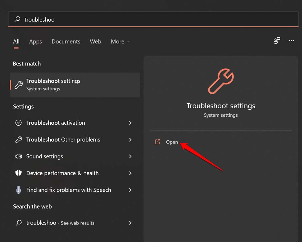 How to Fix Error Encountered During Windows Update? 15 open troubleshoot settings