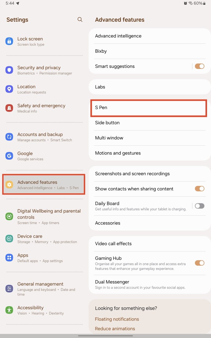 How to Use and Customize S Pen Air Actions and Gestures 2 opening S Pen settings