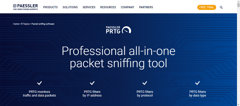 Packet Sniffer: Complete Guide | Legality | Tools and More 5 paessler