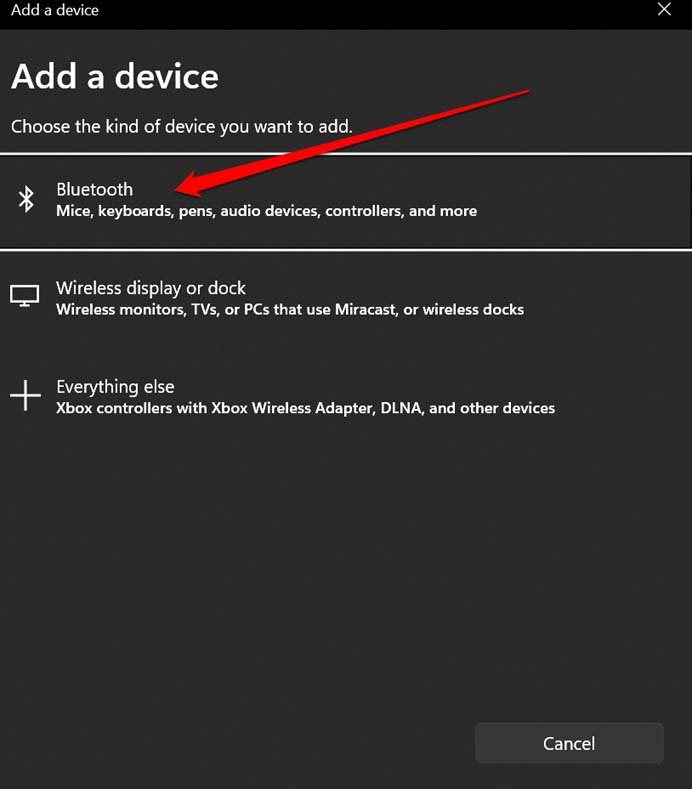 pair Bluetooth device to PC