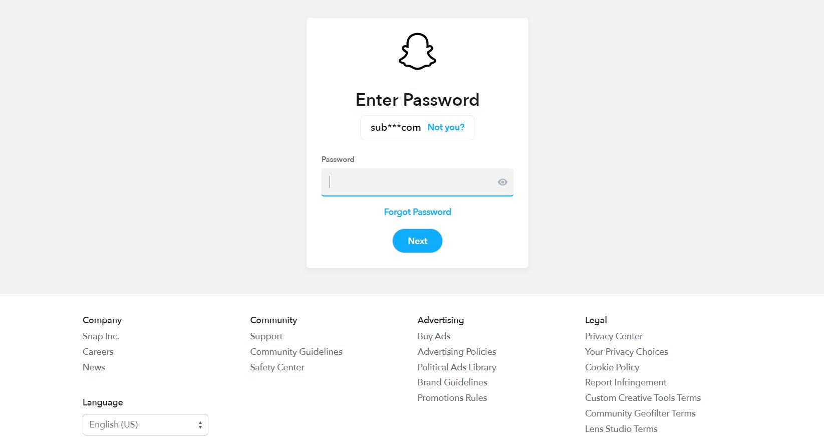 Reset Your Password