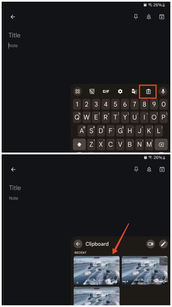 How to Copy and Paste Photos on Android 4 paste the image from the clipboard