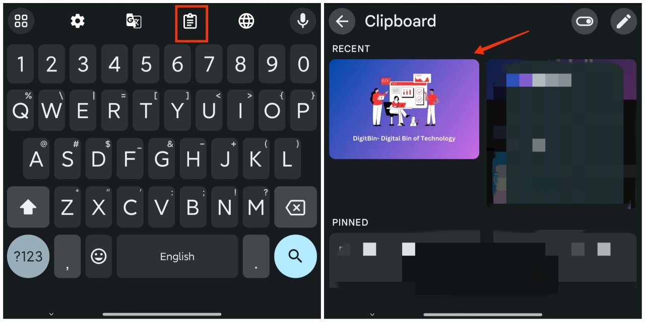 How to Copy and Paste Photos on Android 11 paste to copied image from clipboard