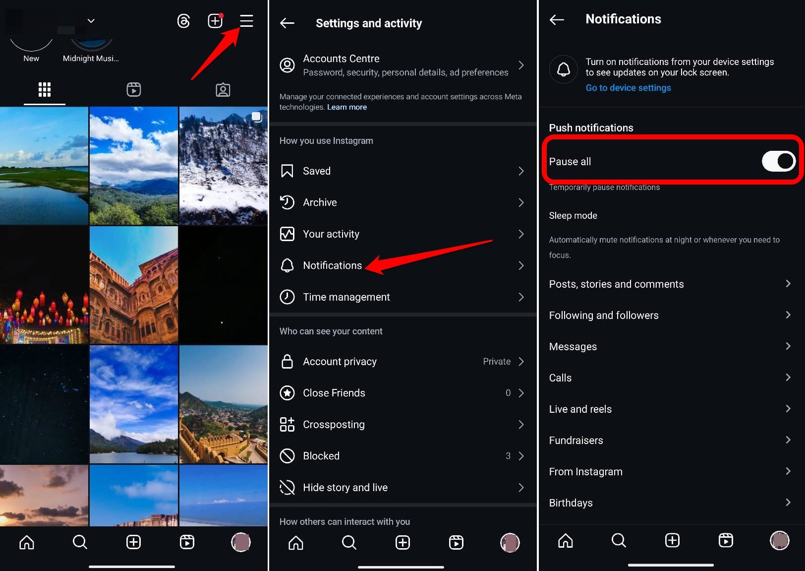 How to Fix the Instagram “Couldn’t Load Activity” Error? 6 pause notifications on Instagram