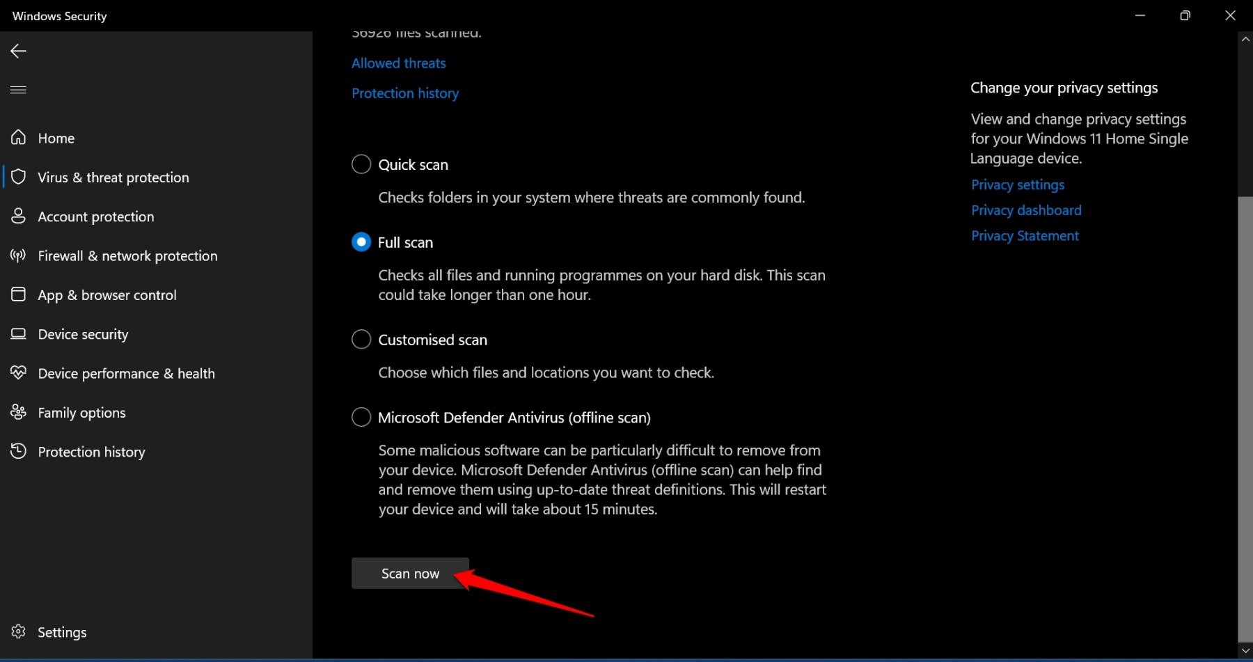 How to Fix Copy and Paste Not Working on Windows 11 17 perform a full scan of Windows 11 PC