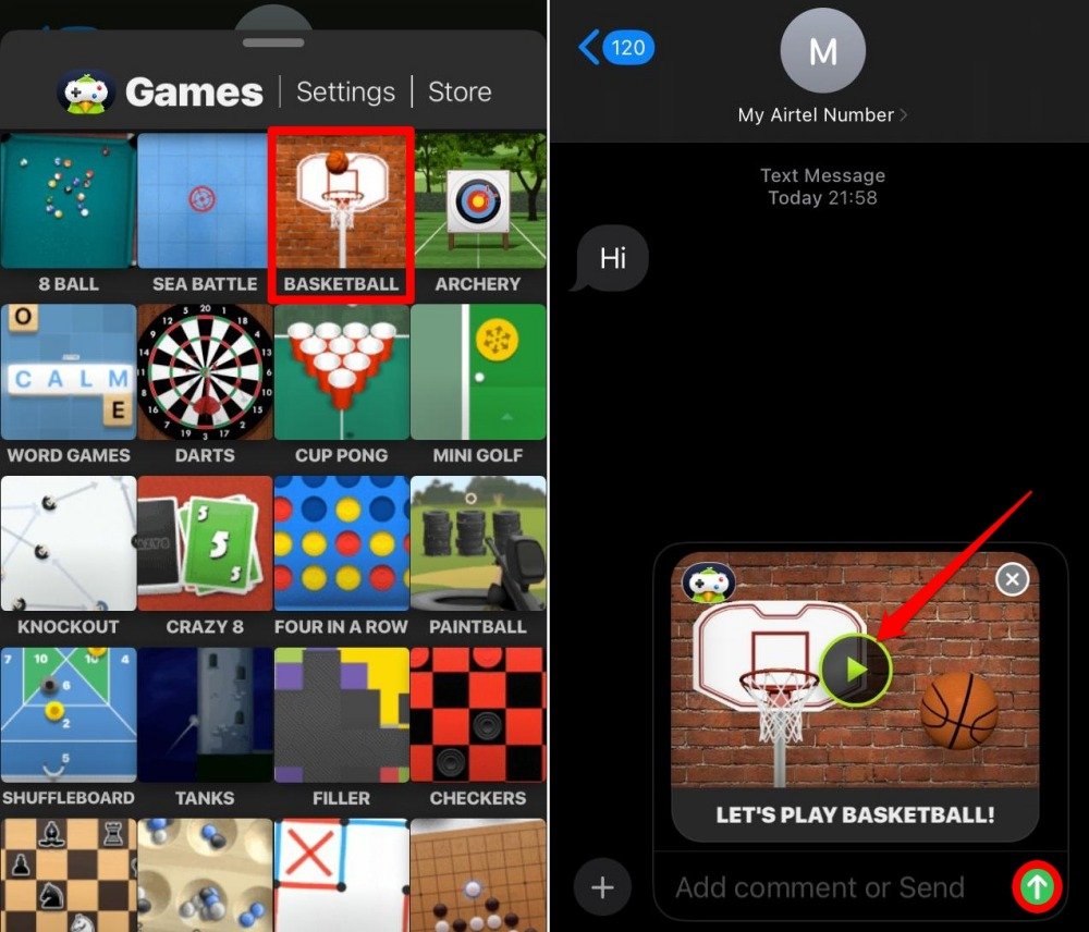How to Play iMessage Games on iPhone 5 play a game in iMessage with a contact