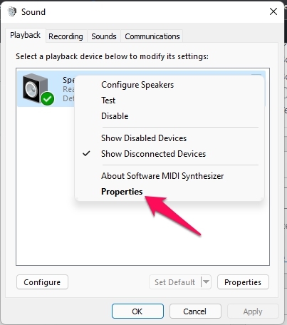 Skype Stereo Mix Not Working in Windows 11? Fix it now 16 playback properties