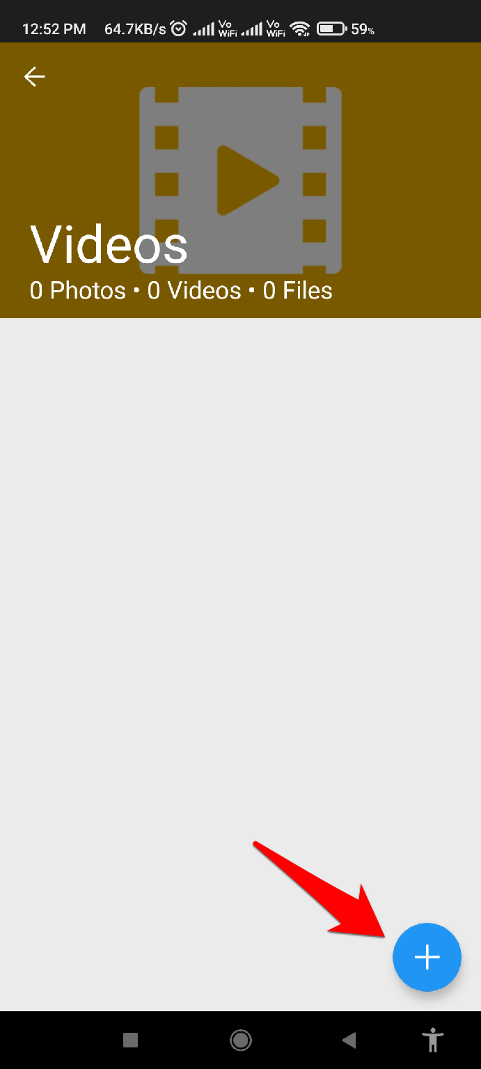 use the plus icon