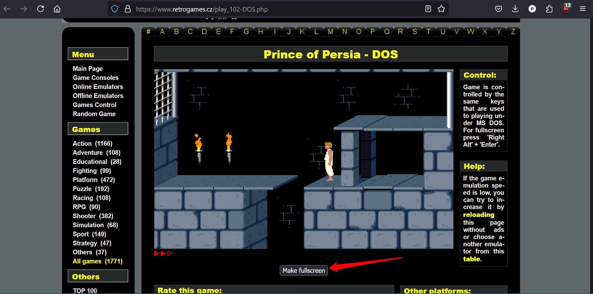 How to Play Prince of Persia 1989 on Windows 11? 10 prince of persia game