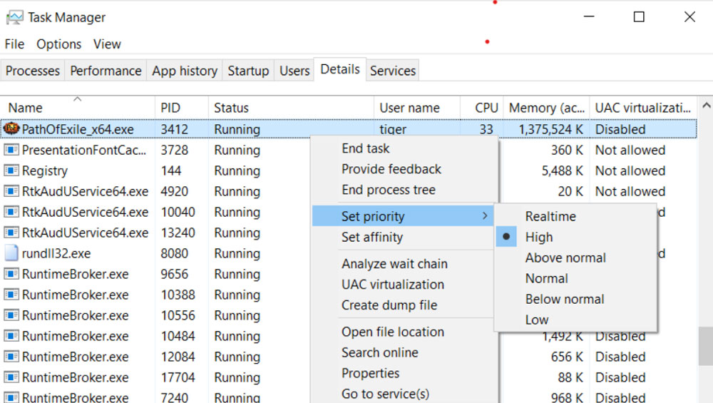 How to Fix Chivalry 2 Stuck on Loading Screen on PC? 8 Set High Priority in Task Manager