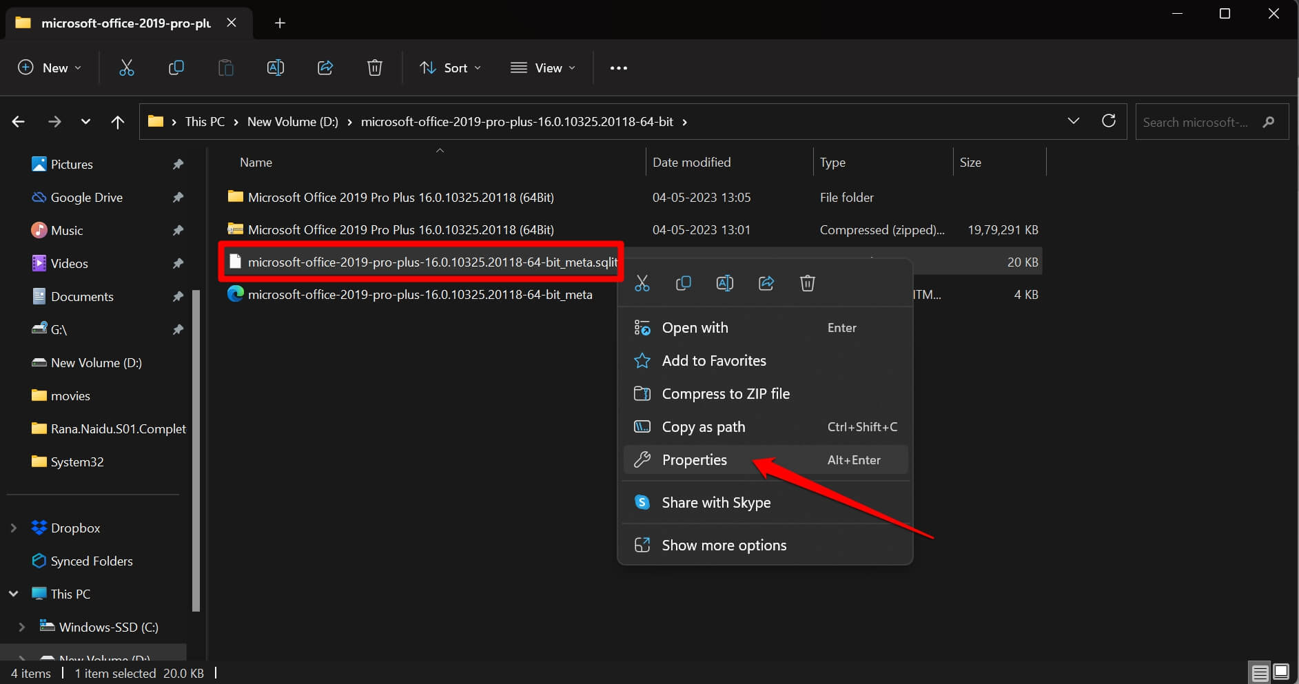 How to Fix 'Unspecified Error' When Copying File or Folder in Windows? 3 properties of a file