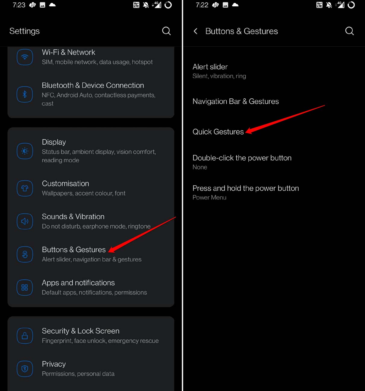 How to Customize and Use Quick Tap Gestures on an Android Device? 2 quick tap gestures setting Android