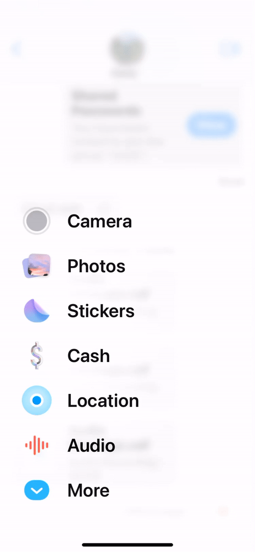 How to Re-arrange iMessage Apps on Your iPhone with iOS 17? 4 Tap on the + icon at the bottom-left corner