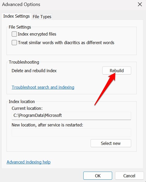 How to Fix File Explorer Stuck at ‘Working on It’ Error in Windows 11? 11 rebuild index Windows 11