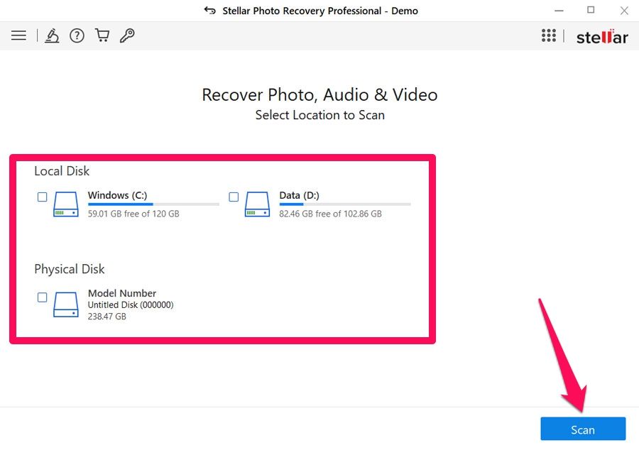 How to Recover Deleted Photos on Windows PC? 6 Scan Your Disk