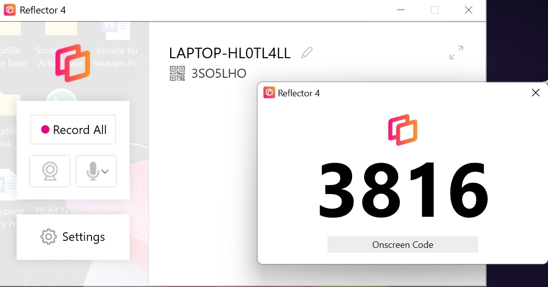 How to Screen Cast iPhone to Windows 11? 18 reflector onscreen code to cast on iPhone