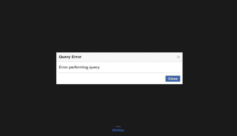 How to Fix Facebook Error Performing Query in Desktop? 2 Refresh the Page