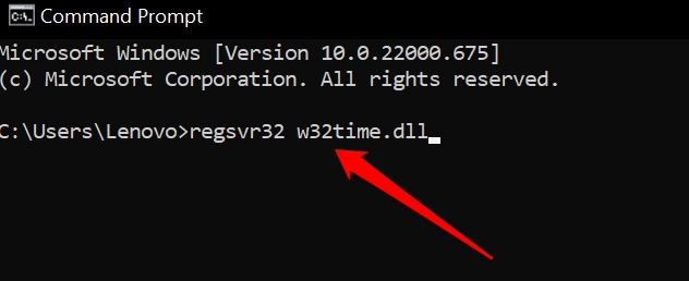 How to Fix Windows 11 Time Not Updating? 3 register w32time dll file on Windows