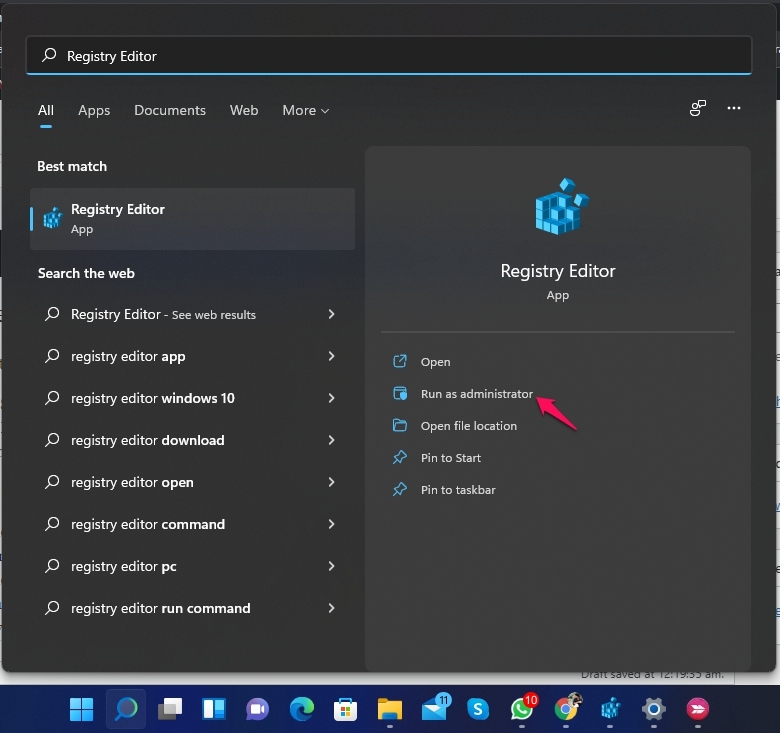 registory editor