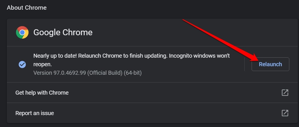 How to Fix Images Not Loading in Chrome? 13 relaunch Chrome browser
