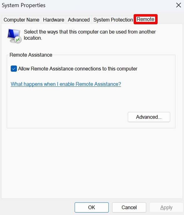 How to Fix Remote Desktop Authentication Error on Windows 11? 11 remote access settings system properties