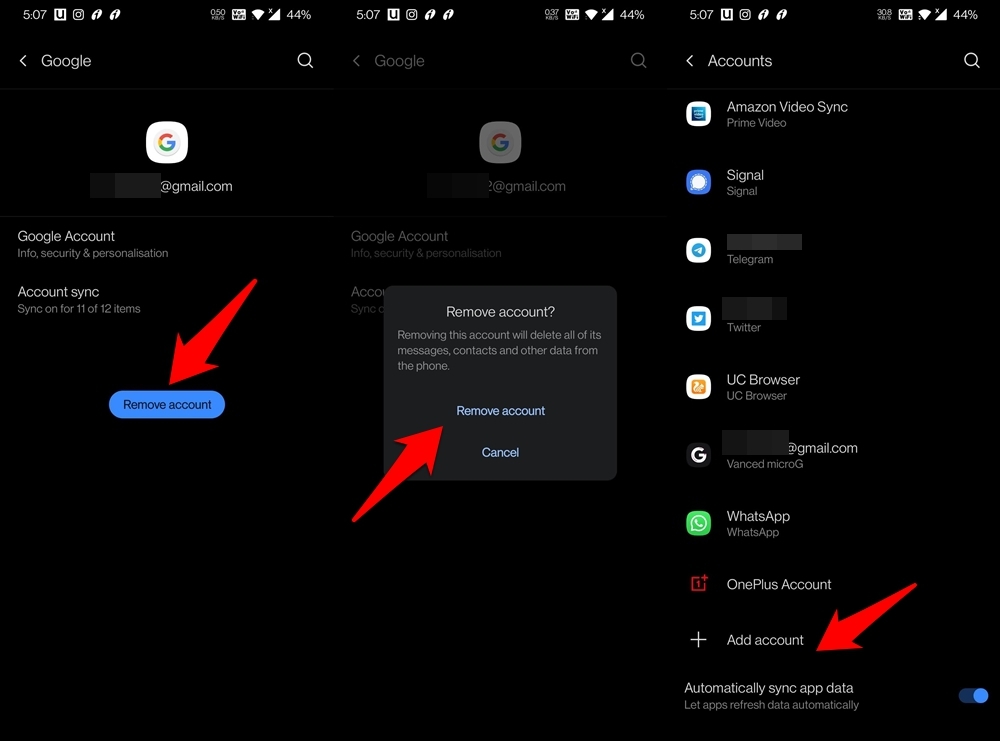 Gmail App Not working on Android: Top Ways to Fix! 8 remove and re-add google account on android