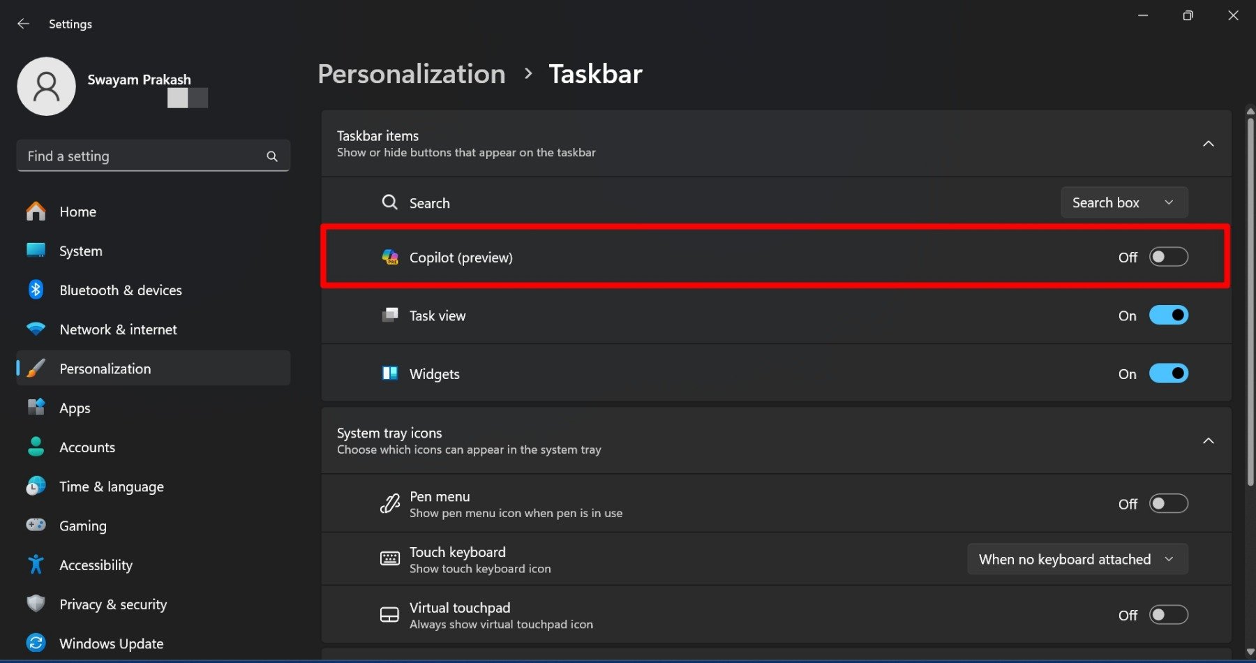 How to Turn Off Copilot on Windows 11 3 remove copilot from Windows 11 taskbar