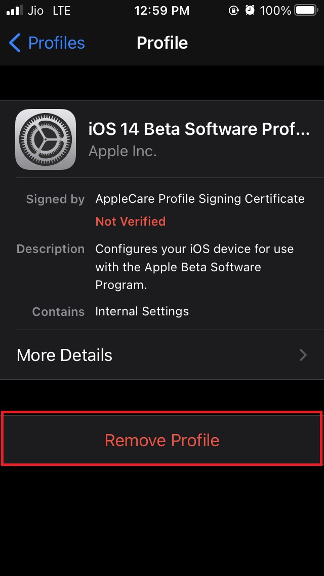 How To Install iOS 15 Beta on iPhone? 5 remove iOS 14 profile