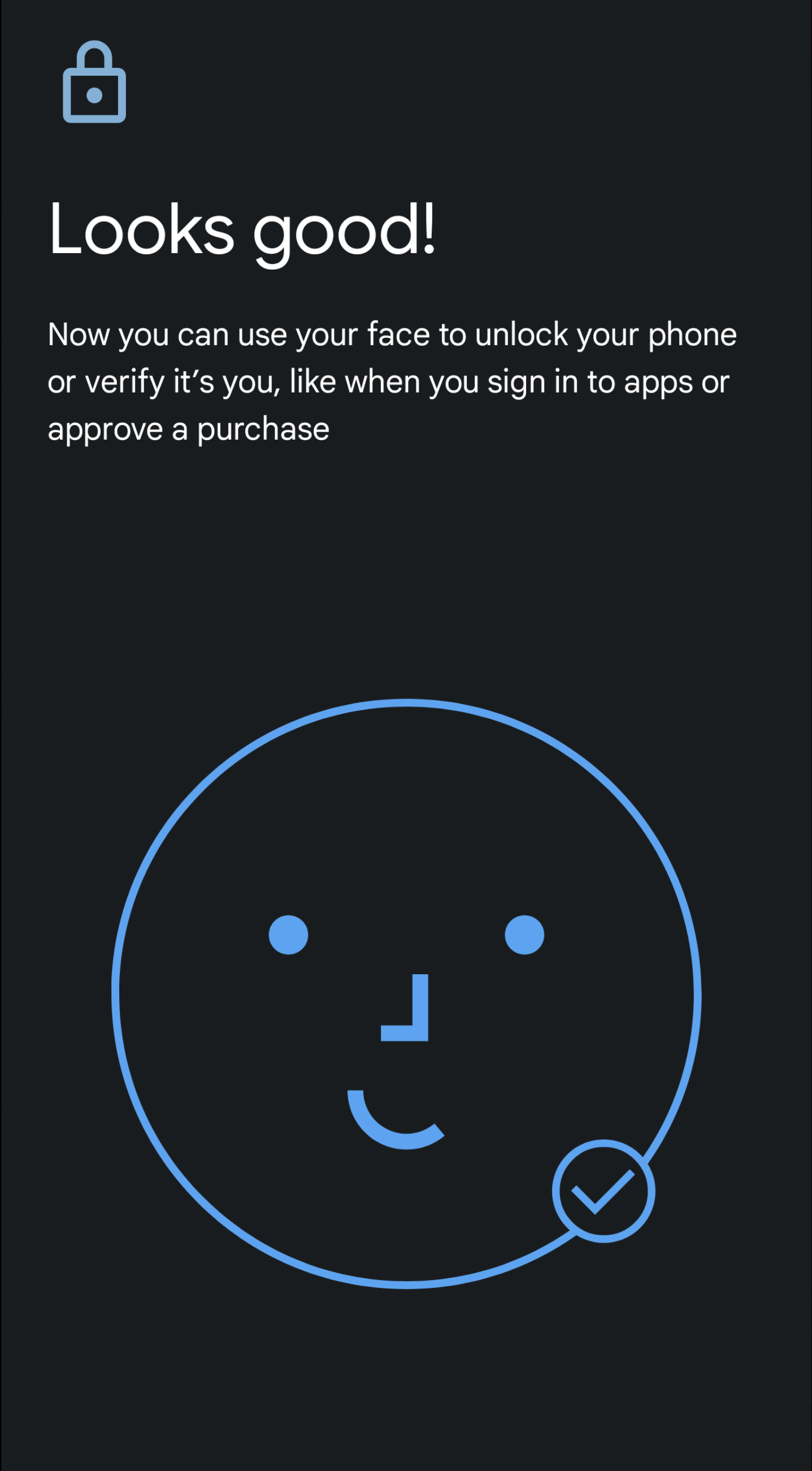 remove the current face lock from your device. Then re-register your face again