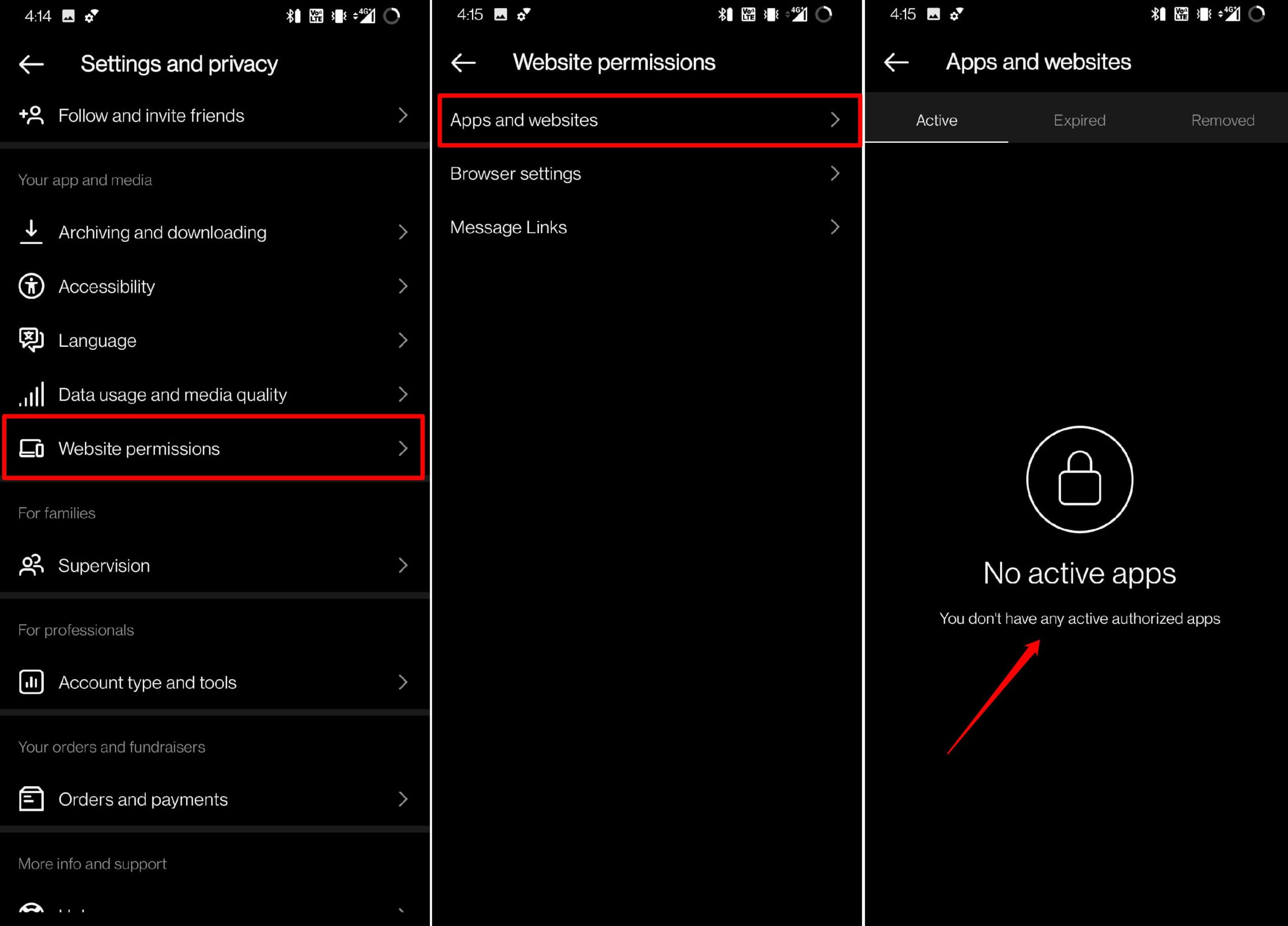 How to Fix "Suspected Automated Behavior" Message on Instagram? 4 remove third party apps from Instagram account scaled
