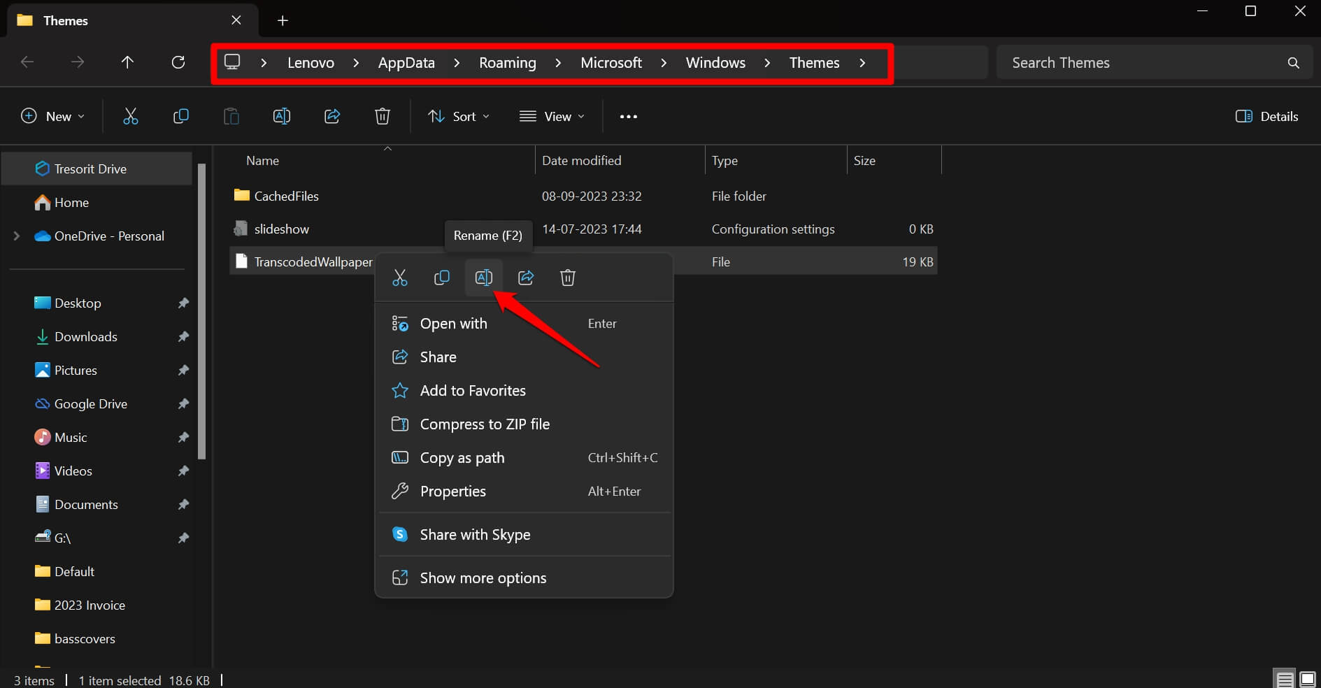 How to Fix Unable to Change Desktop Background on Windows 9 rename transcoded wallpaper Windows