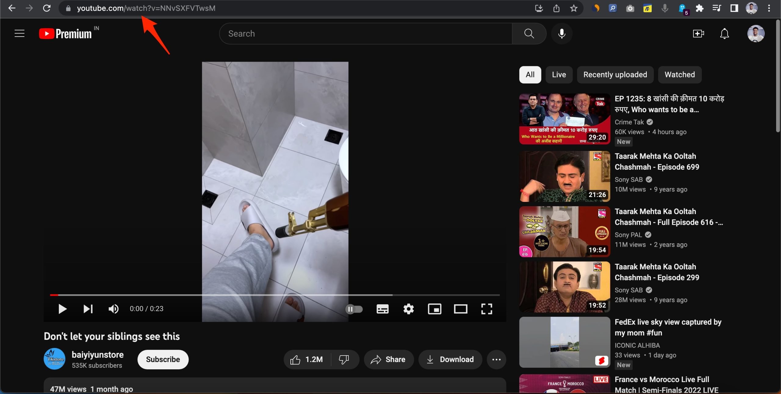 How to Fast Forward or Rewind Youtube Shorts? 3 replace /shorts/ with /watch?v=