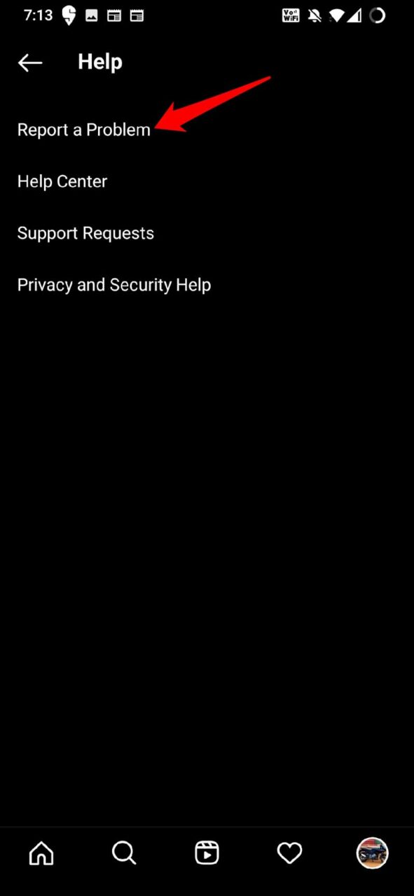 Instagram Action Blocked Message: How To Fix 11 report a problem Instagram
