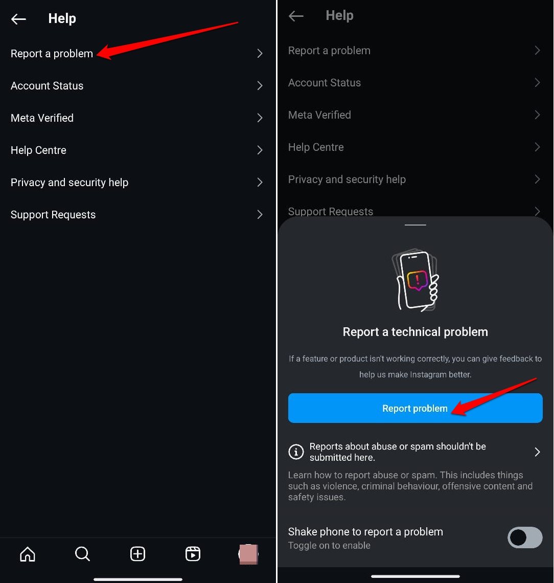 How to Fix the Instagram “Couldn’t Load Activity” Error? 15 report a problem on Instagram 2025