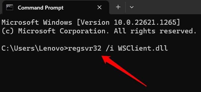 How to Fix WSClient.dll Missing Error on Startup in Windows 11? 15 reregister WSclient dll