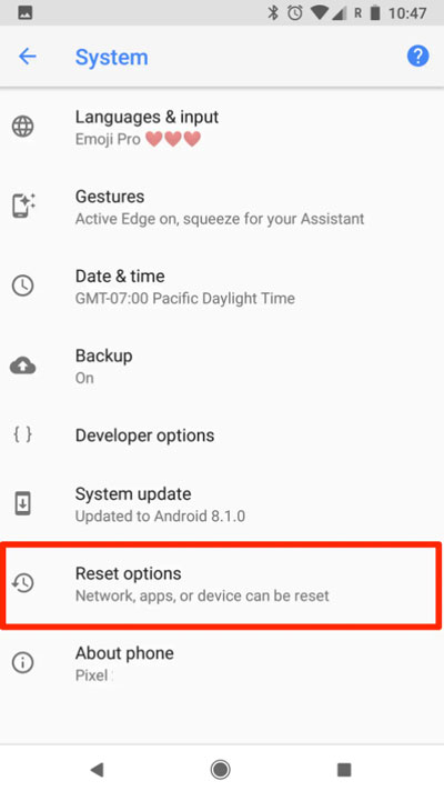 Reset Your Phone To Factory Default