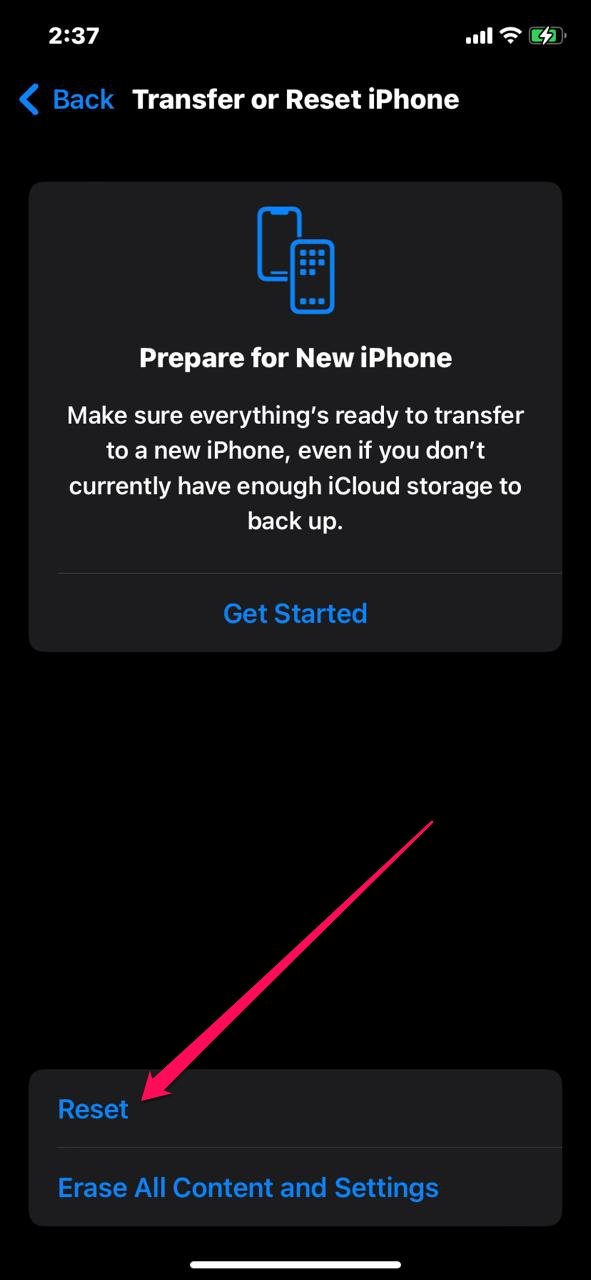 How to Fix Call Waiting Feature Is Not Working on iOS 16? 8 Reset Network Settings