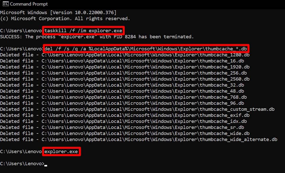 Photos Not Showing Thumbnail in Windows 11: How to Fix 14 restart Windows explorer